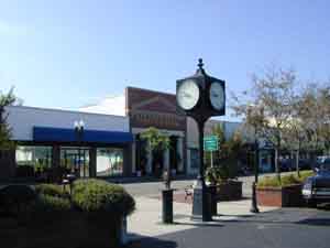 The clock on Marion Avenue in downtown Punta Gorda.
